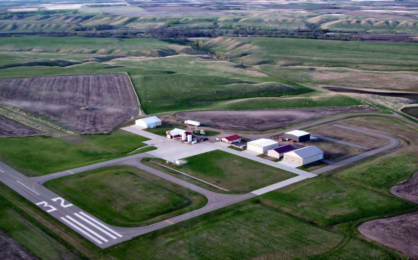 Lisbon, ND Airport Hangar site development Moore Engineering, Inc.