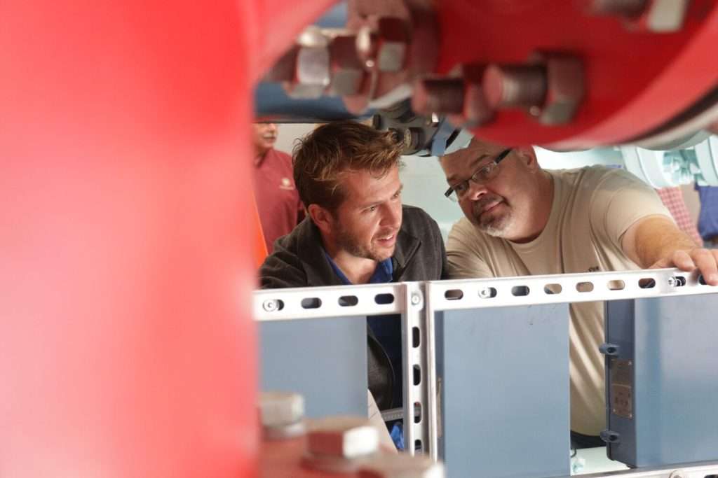 Moore Engineering's Jim Sepp Inside Pump Station